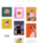 A Wix portfolio template for a print artist.
